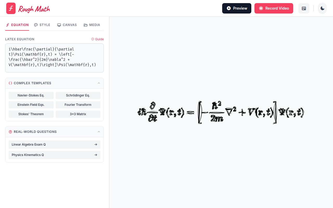 Rough Math Animator Emoji